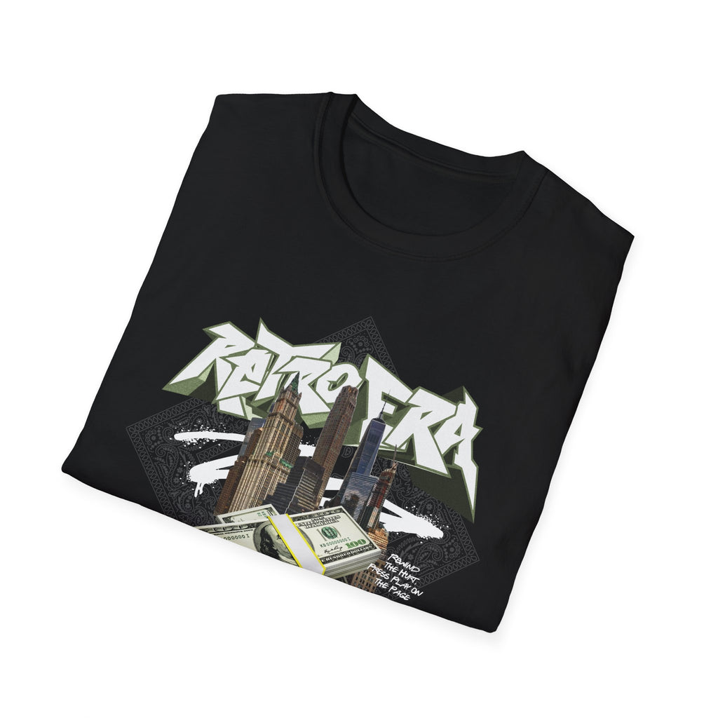 Cityscape Graphic Unisex T-Shirt, Urban Style Tee, Streetwear Top.